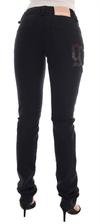 Thumbnail for Chic Black Regular Fit Denim Jeans
