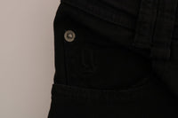 Thumbnail for Chic Black Regular Fit Denim Jeans