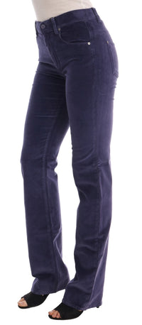 Thumbnail for Chic Purple Corduroy Bootcut Flare Pants