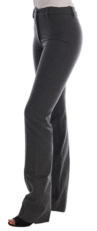 Thumbnail for Chic Gray Formal Pants - Elegance Refined