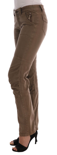 Thumbnail for Chic Brown Casual Cotton Pants