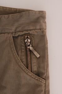Thumbnail for Chic Brown Casual Cotton Pants