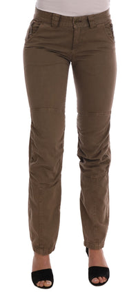 Thumbnail for Chic Brown Casual Cotton Pants