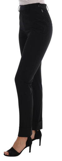 Thumbnail for Sleek Black Stirrup Leggings