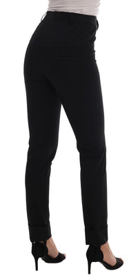 Thumbnail for Sleek Black Stirrup Leggings