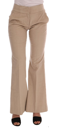 Thumbnail for Chic Beige Bootcut Flared Pants