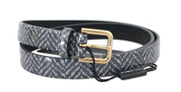 Thumbnail for Elegant Chevron Leather Waist Belt