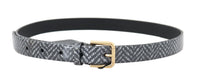 Thumbnail for Elegant Chevron Leather Waist Belt
