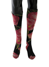 Thumbnail for Floral Nylon Stretch Stockings