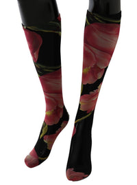 Thumbnail for Floral Nylon Stretch Stockings