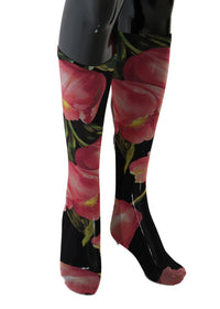 Thumbnail for Floral Nylon Stretch Stockings