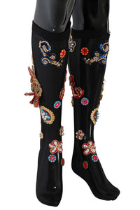 Thumbnail for Elegant Embellished Crystal Stockings