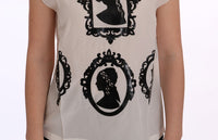 Thumbnail for Embroidered Silk Sicily Frame Blouse