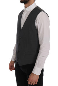 Thumbnail for Elegant Gray Waistcoat Vest