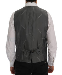 Thumbnail for Elegant Gray Waistcoat Vest