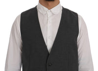 Thumbnail for Elegant Gray Waistcoat Vest
