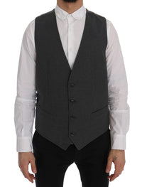 Thumbnail for Elegant Gray Waistcoat Vest