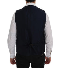 Thumbnail for Elegant Striped Wool Blend Waistcoat Vest