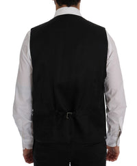 Thumbnail for Elegant Striped Wool Blend Waistcoat Vest