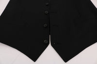Thumbnail for Elegant Striped Wool Blend Waistcoat Vest