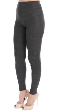 Thumbnail for Chic Gray High Waist Cashmere Tights Pants