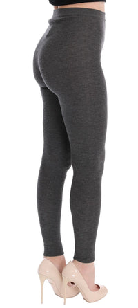 Thumbnail for Chic Gray High Waist Cashmere Tights Pants