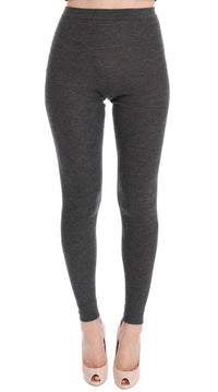 Thumbnail for Chic Gray High Waist Cashmere Tights Pants