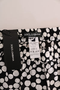 Thumbnail for Elegant Polka Dot Silk High-Waist Pants