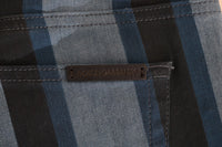 Thumbnail for Blue GIRLY Striped Cotton Jeans
