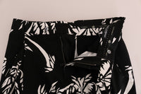 Thumbnail for Elegant Tree Print Ankle Trousers