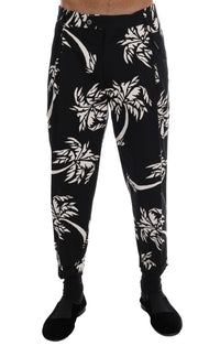 Thumbnail for Elegant Tree Print Ankle Trousers