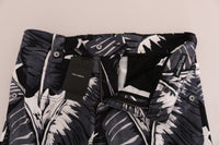 Thumbnail for Elegant Capri Casual Pants in Banana Leaf Print