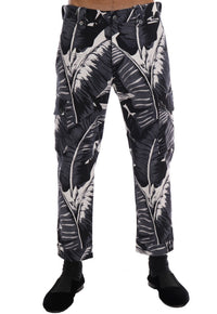 Thumbnail for Elegant Capri Casual Pants in Banana Leaf Print