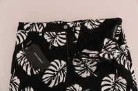 Thumbnail for Slim Fit Leaf Print Ankle Pants