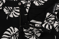 Thumbnail for Slim Fit Leaf Print Ankle Pants