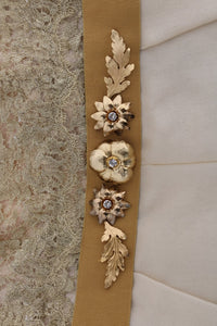 Thumbnail for Elegant Embellished Lace & Organza Silk Dress