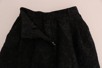Thumbnail for Elegant Floral Brocade Dress Shorts