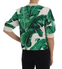 Thumbnail for Tropical Sequined Sweater - Lush Greenery Edition