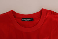 Thumbnail for Red Silk Floral Embroidered Elegance Top