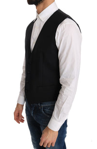 Thumbnail for Elegant Slim Fit Formal Vest in Black