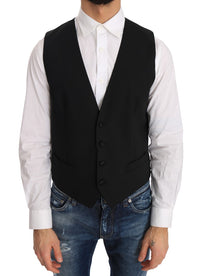 Thumbnail for Elegant Slim Fit Formal Vest in Black