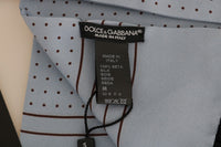 Thumbnail for Elegant Blue Silk Polka Dot Men's Scarf