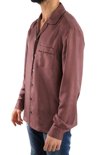 Thumbnail for Elegant Polka Dot Silk Shirt