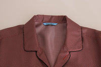 Thumbnail for Elegant Polka Dot Silk Shirt