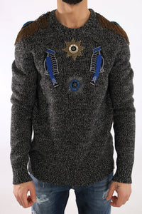 Thumbnail for Elegant Gray Cashmere KING Sweater
