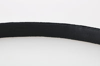 Thumbnail for Elegant Black Cotton-Leather Men's Belt