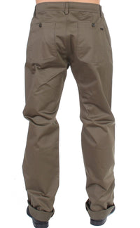 Thumbnail for Elegant Green Comfort Straight Fit Pants