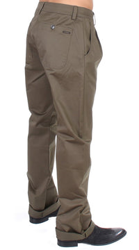 Thumbnail for Elegant Green Comfort Straight Fit Pants
