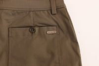 Thumbnail for Elegant Green Comfort Straight Fit Pants