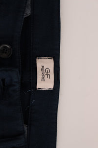 Thumbnail for Elegant Blue Cotton Stretch Chinos